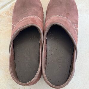 Sanita Women's Brown Suede Shoes